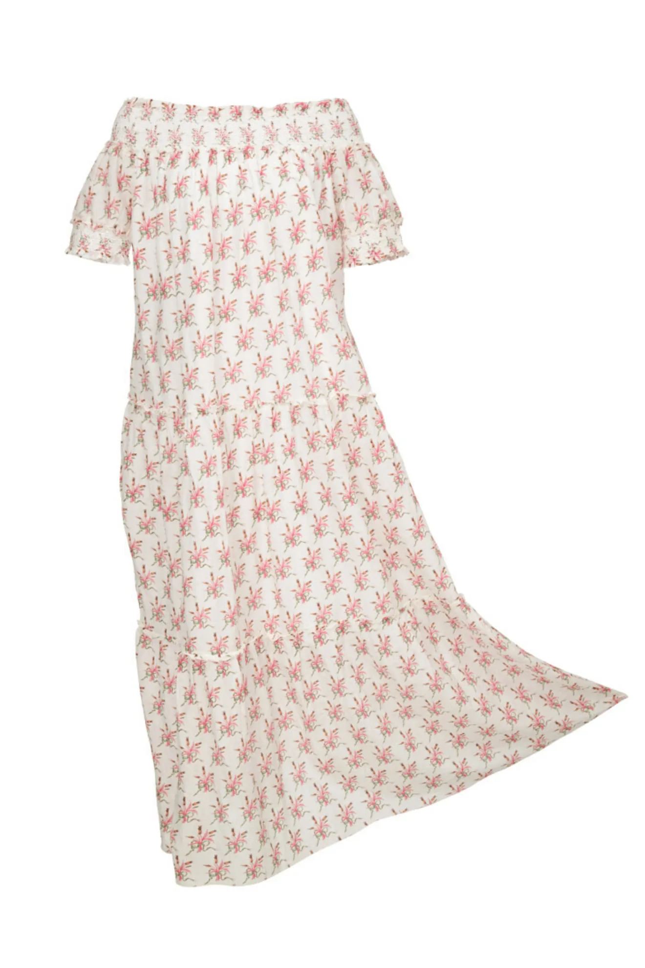 Alexis OTS Maxi Dress Pink