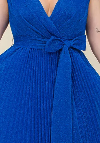 Alicia Maxi Dress in Blue