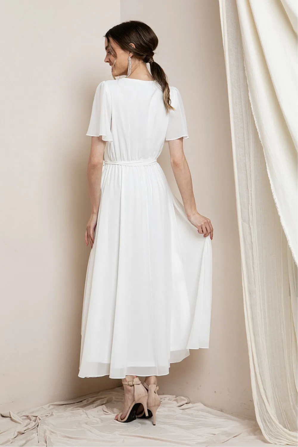 Amanda Dress in White