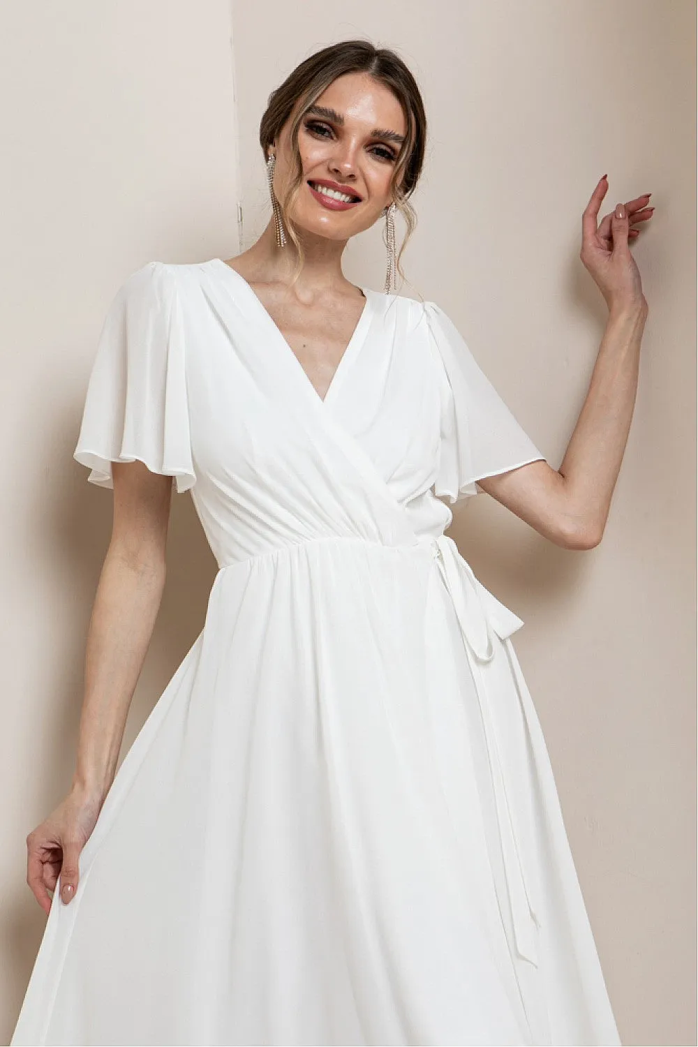 Amanda Dress in White