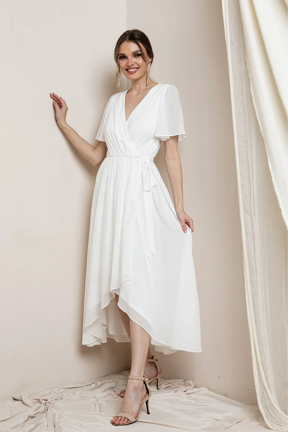 Amanda Dress in White