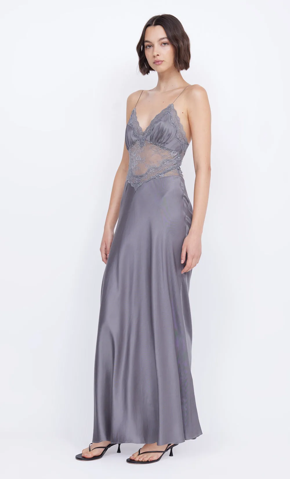 AMORAS GOWN - GREY