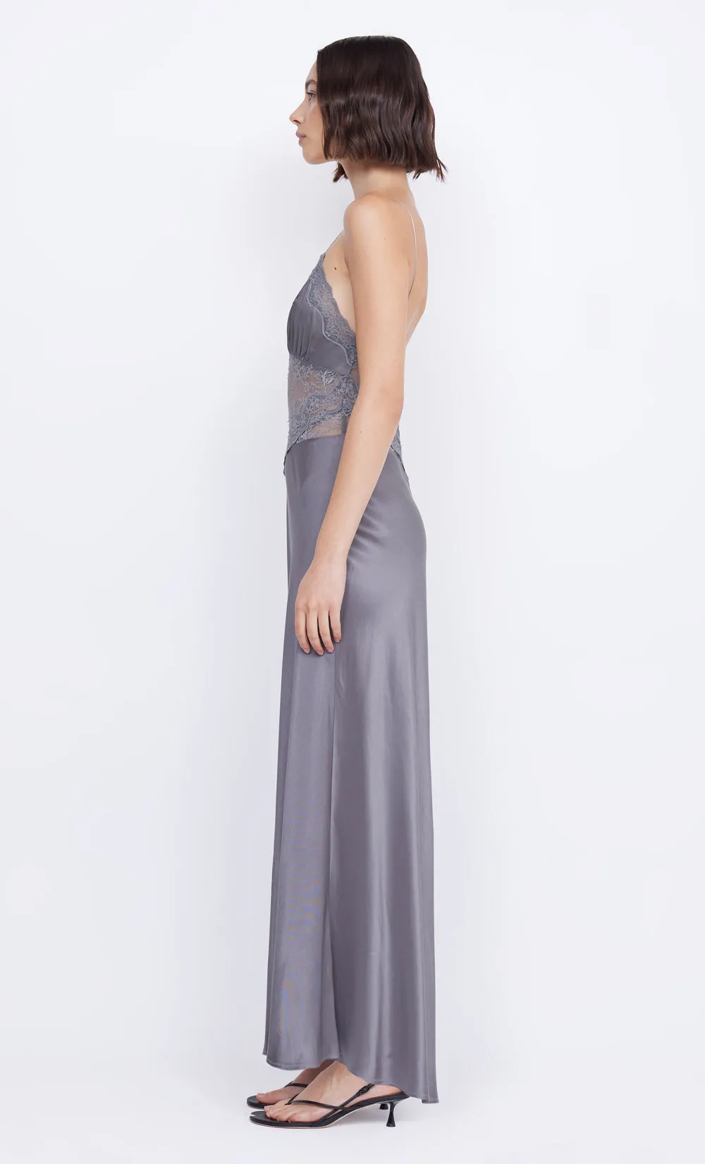 AMORAS GOWN - GREY