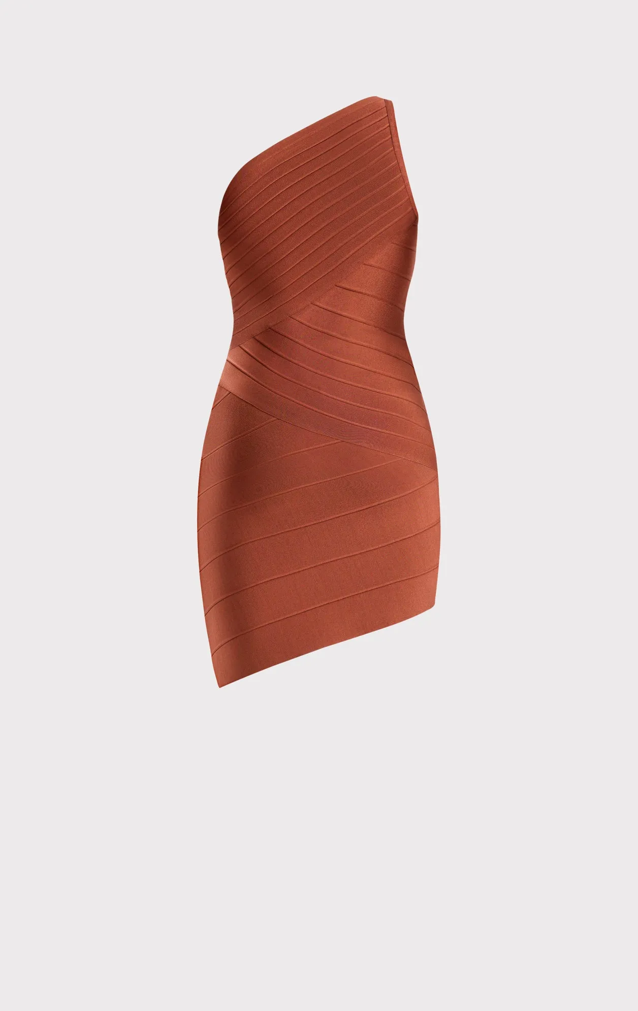 ASYMMETRICAL S/L MINI DRESS