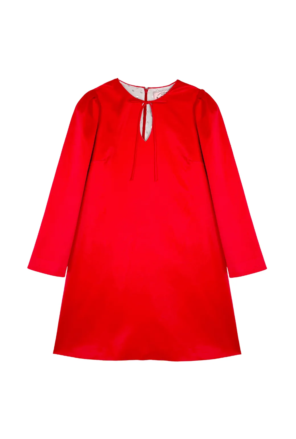 Buru   Pencil & Paper Co. The CZ Shift Dress - Red Satin