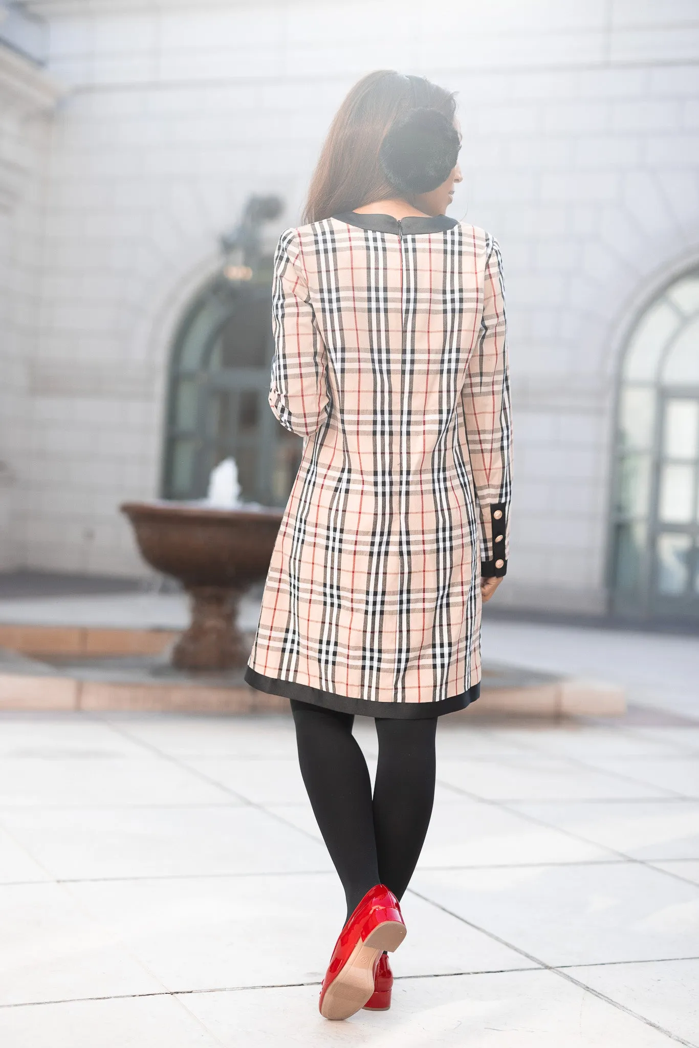 Decker Dress in Tan - FINAL SALE