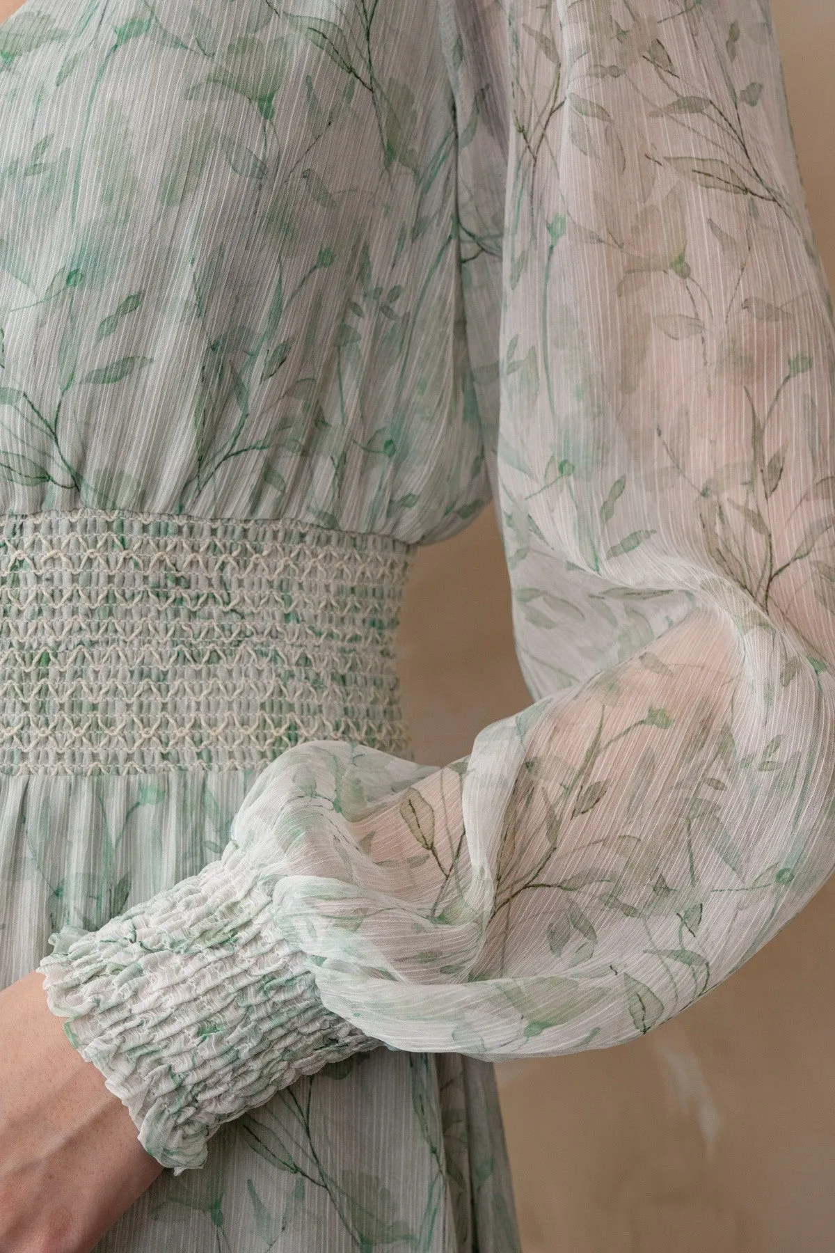 Esther Dress is Sage