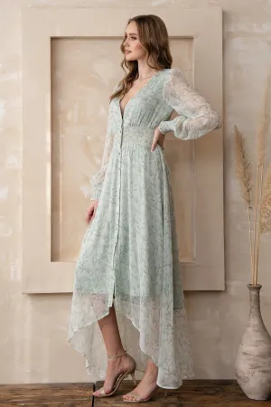 Esther Dress is Sage