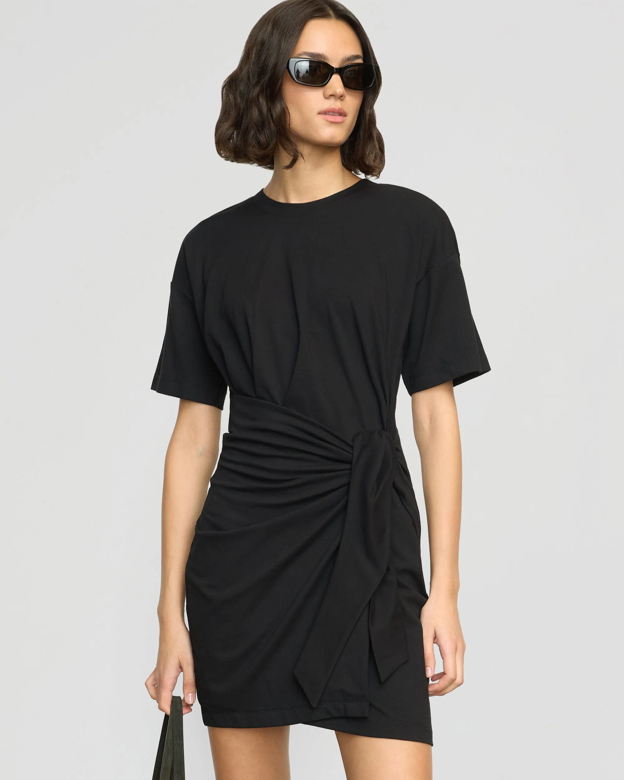 Fallon Organic Cotton T-Shirt Wrap Dress