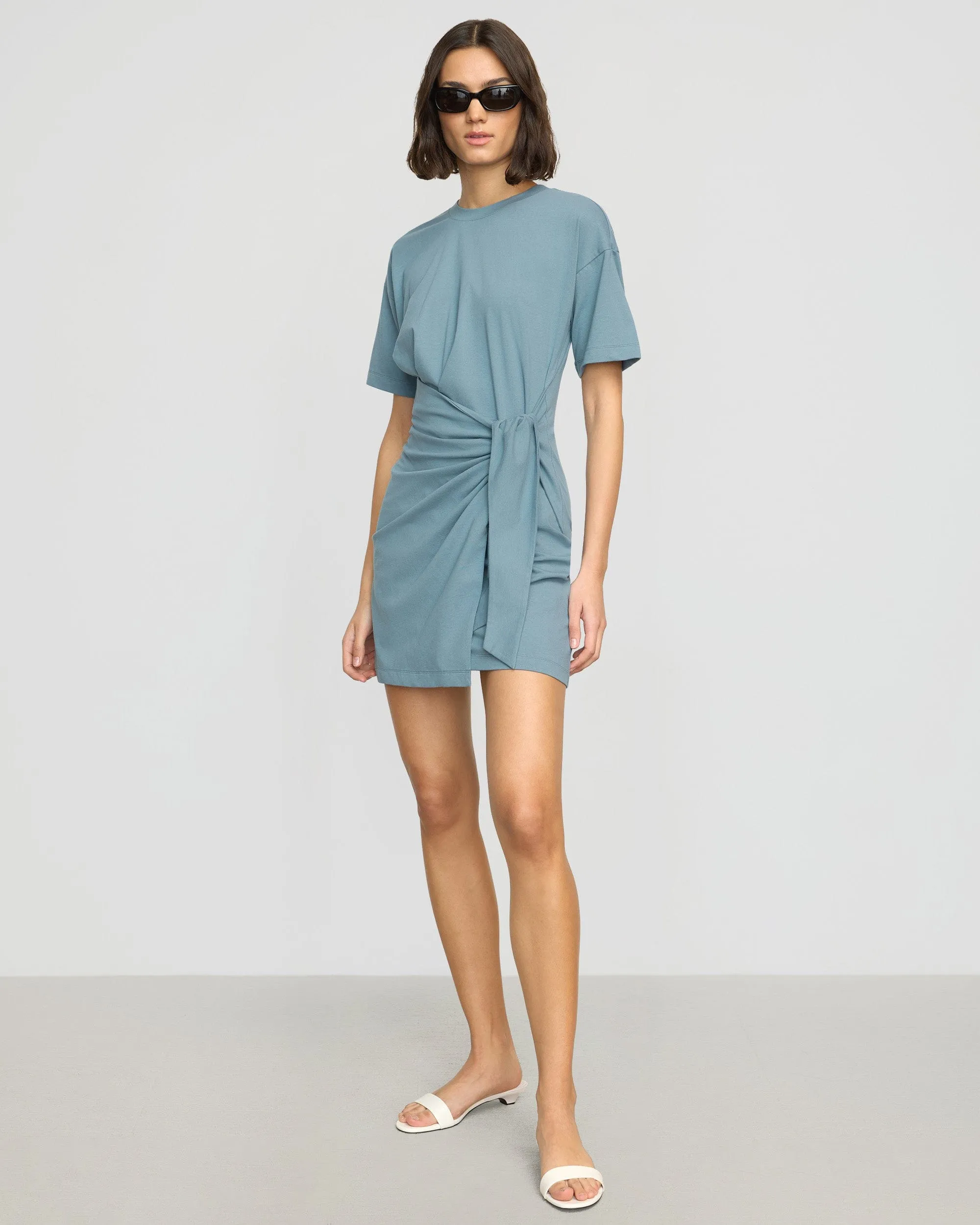 Fallon Organic Cotton T-Shirt Wrap Dress