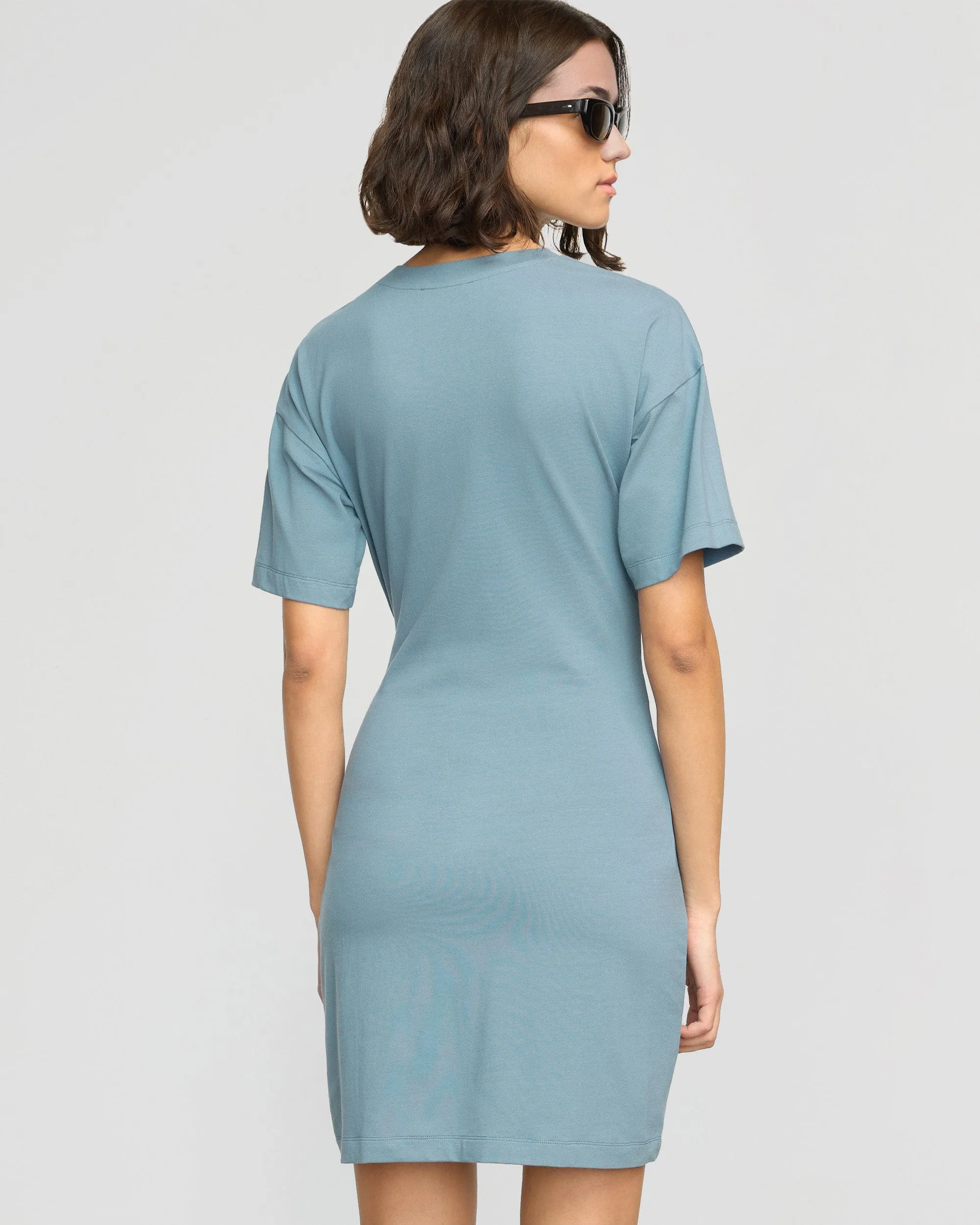 Fallon Organic Cotton T-Shirt Wrap Dress