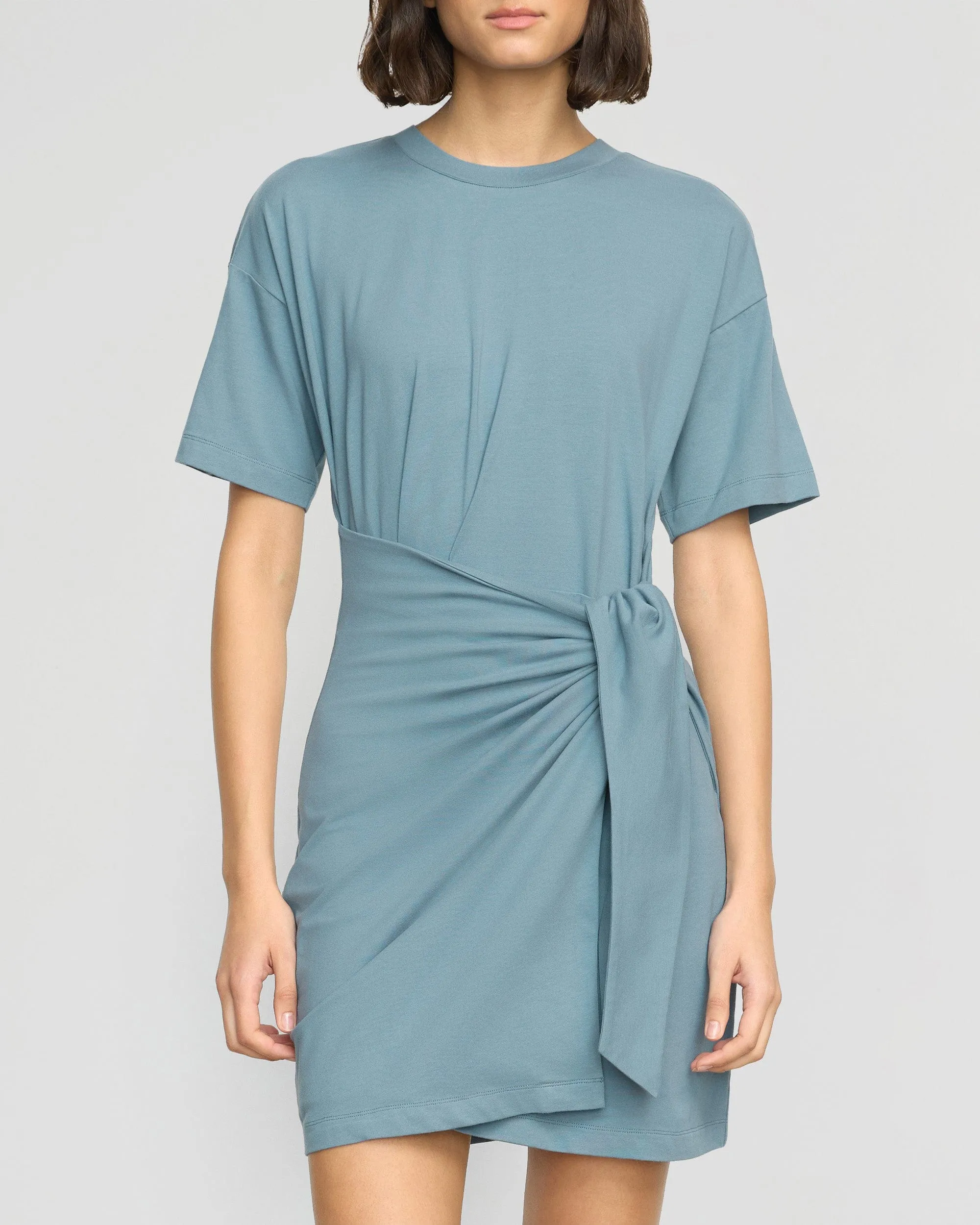 Fallon Organic Cotton T-Shirt Wrap Dress
