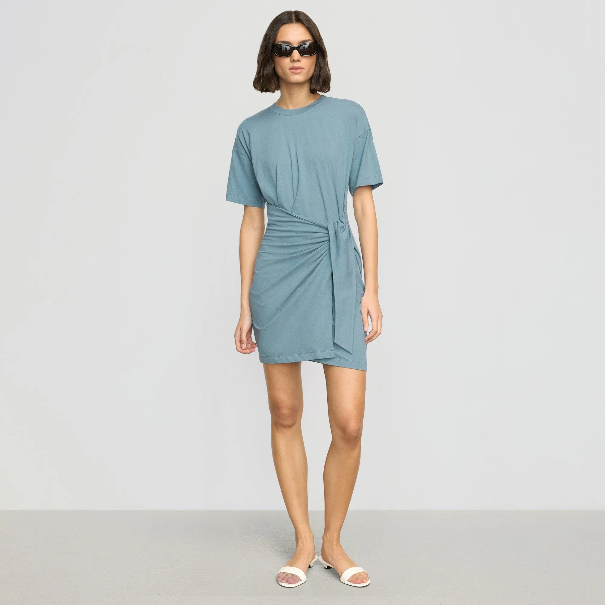 Fallon Organic Cotton T-Shirt Wrap Dress