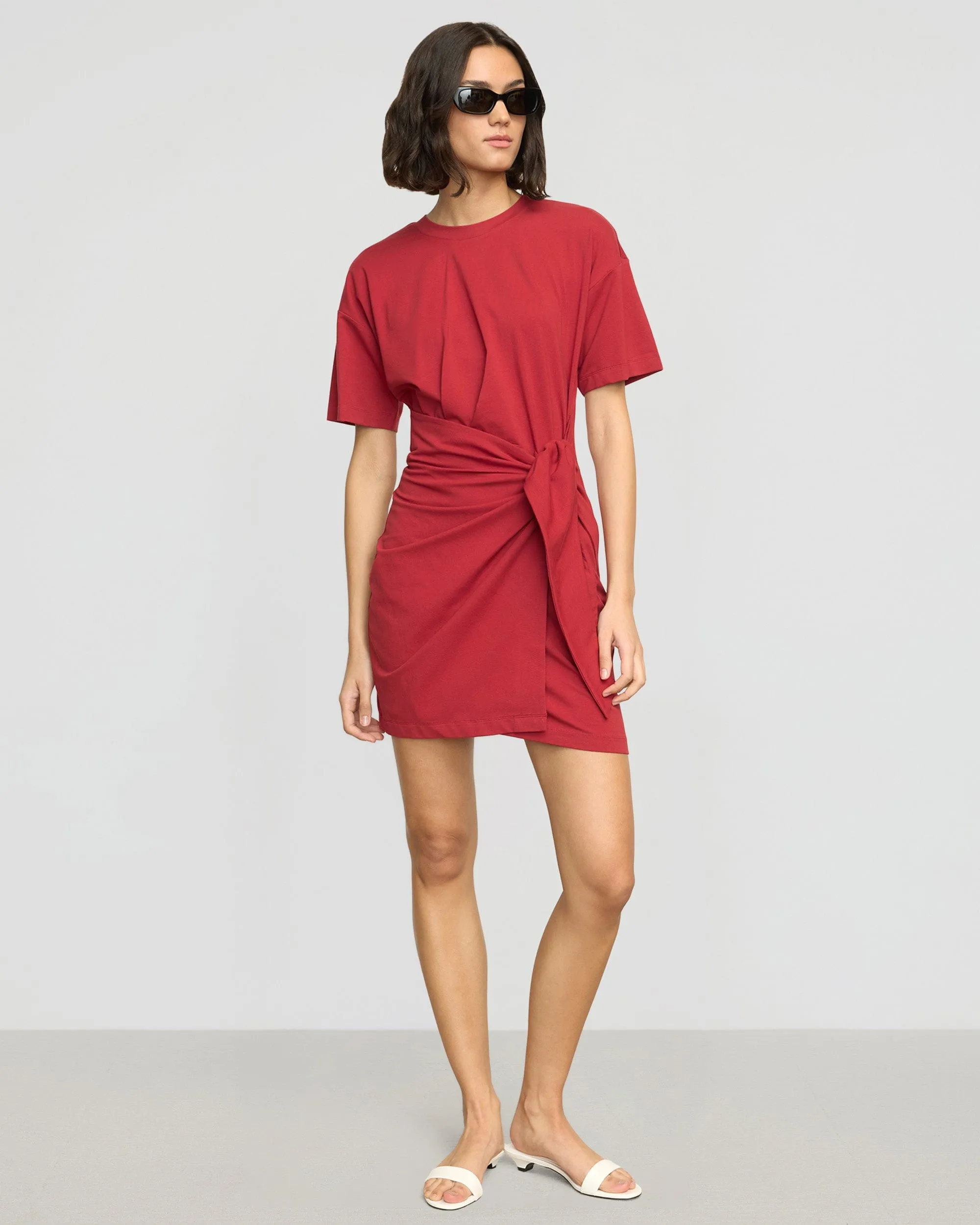 Fallon Organic Cotton T-Shirt Wrap Dress