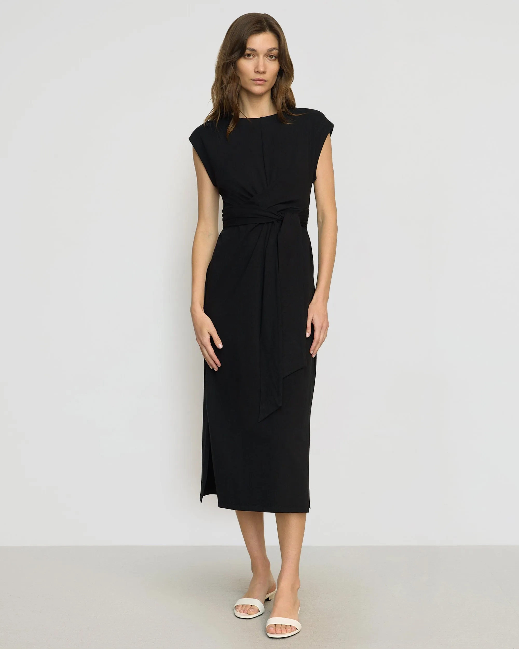 Fei Tie-Front Organic Cotton Dress