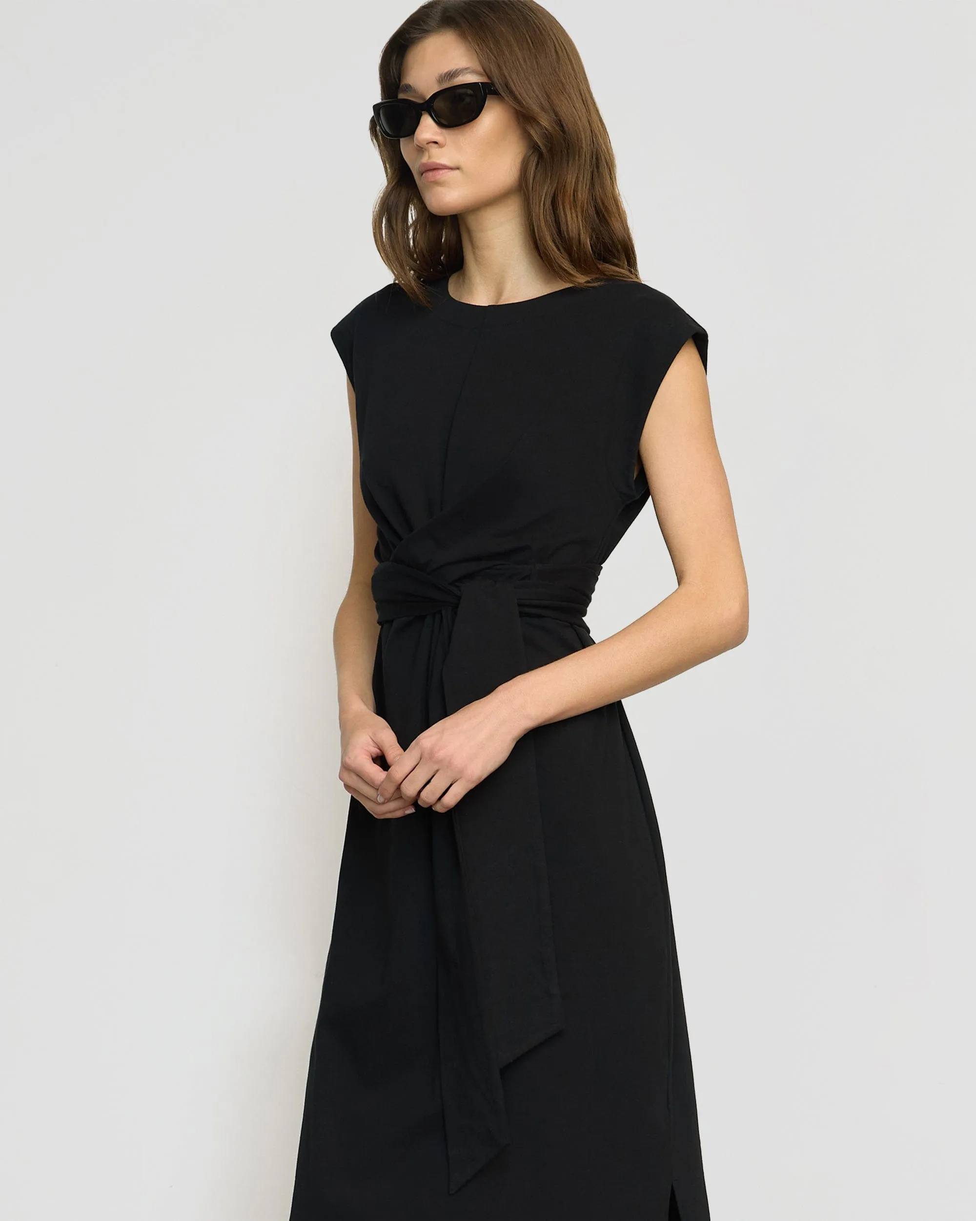 Fei Tie-Front Organic Cotton Dress