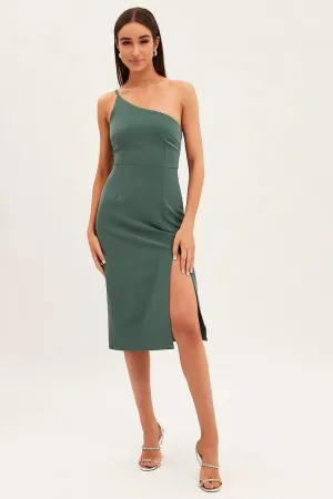 Green Midi Dress Bodycon