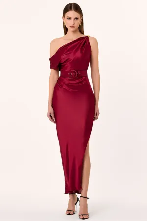 Halle Dress - Bordeaux