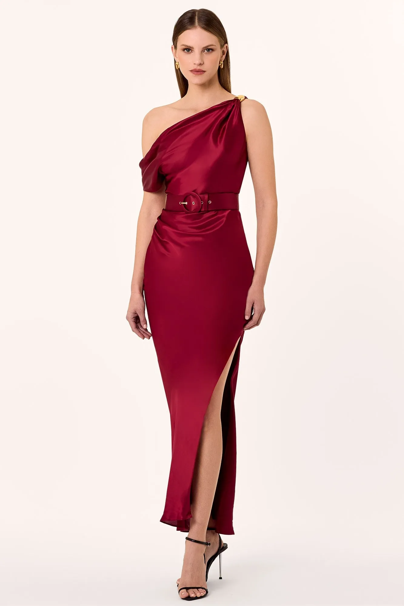 Halle Dress - Bordeaux
