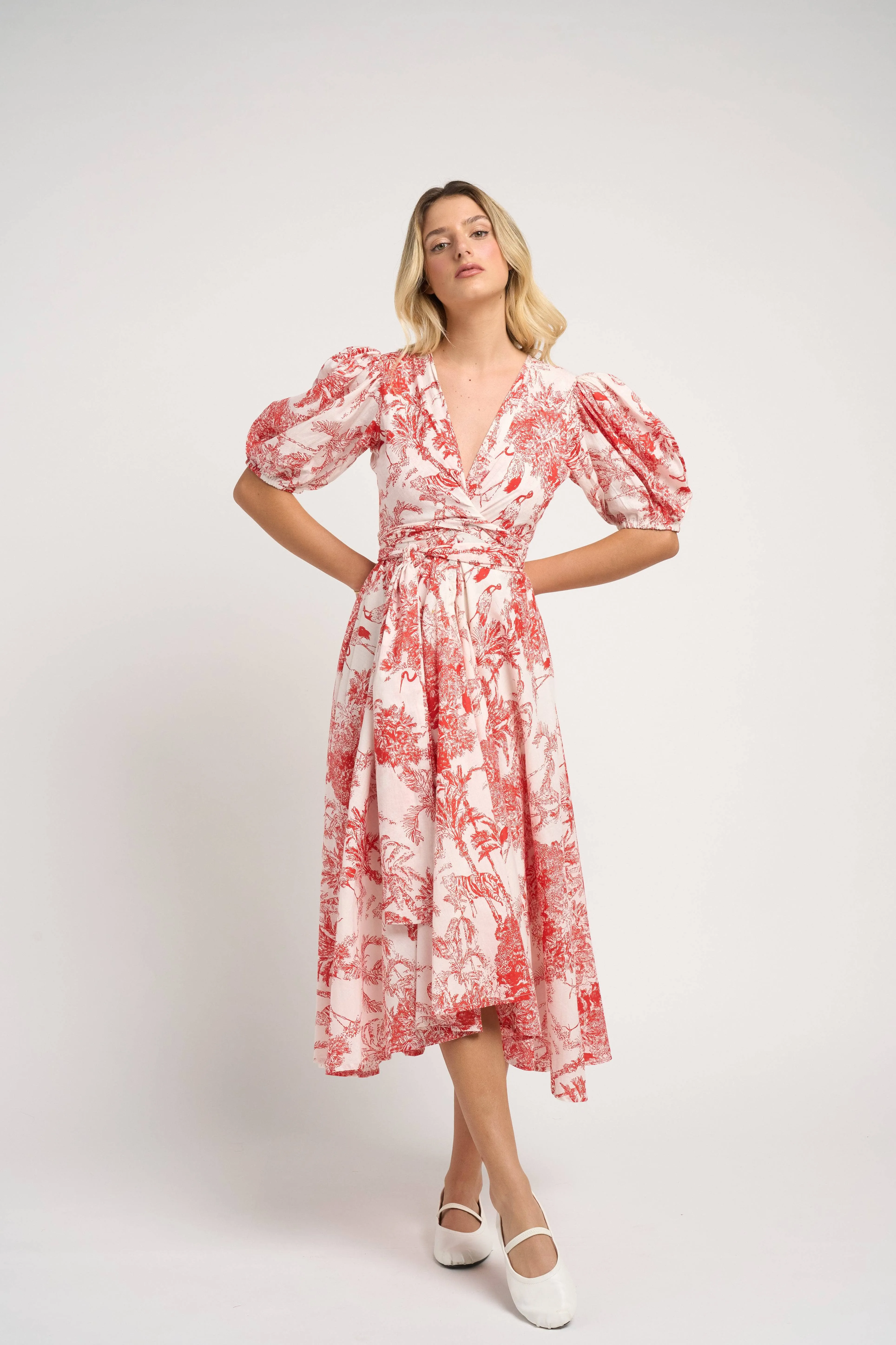 Monica Dress Red