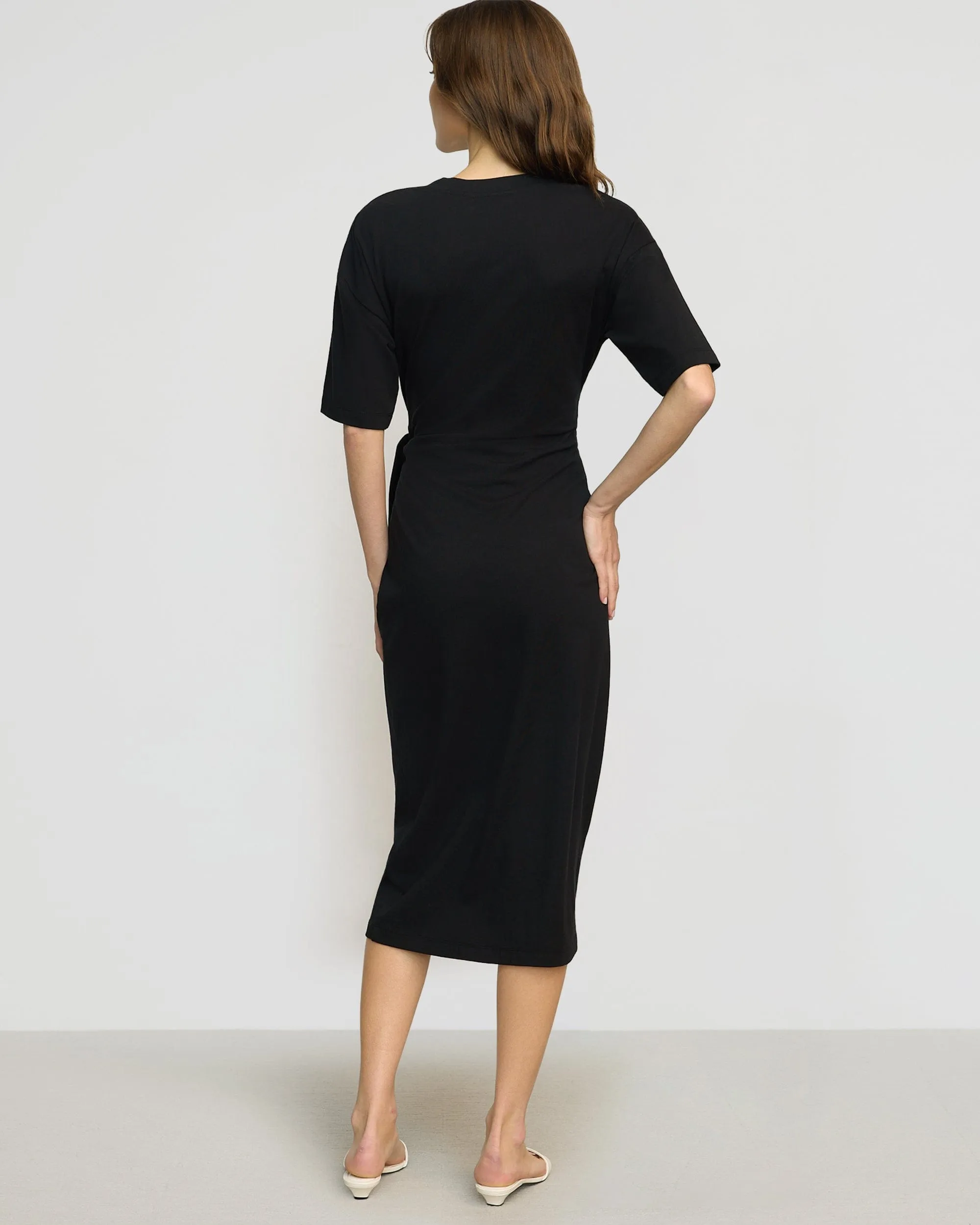 Noa Organic Cotton T-Shirt Wrap Dress