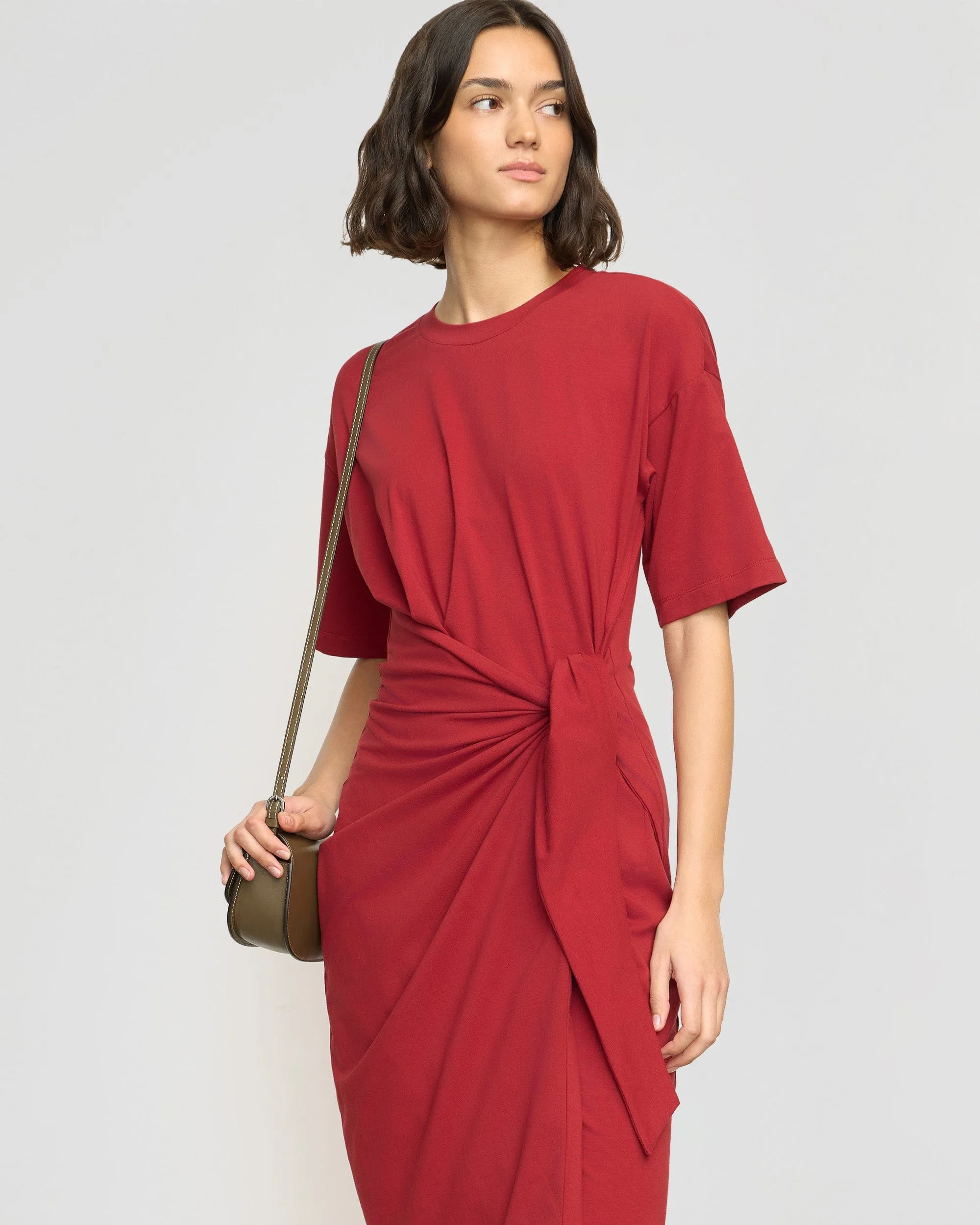 Noa Organic Cotton T-Shirt Wrap Dress