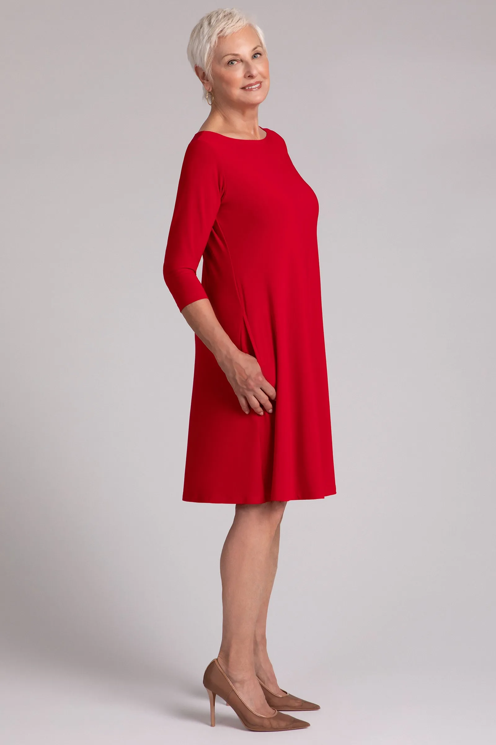 Nu Trapeze Dress | Poppy