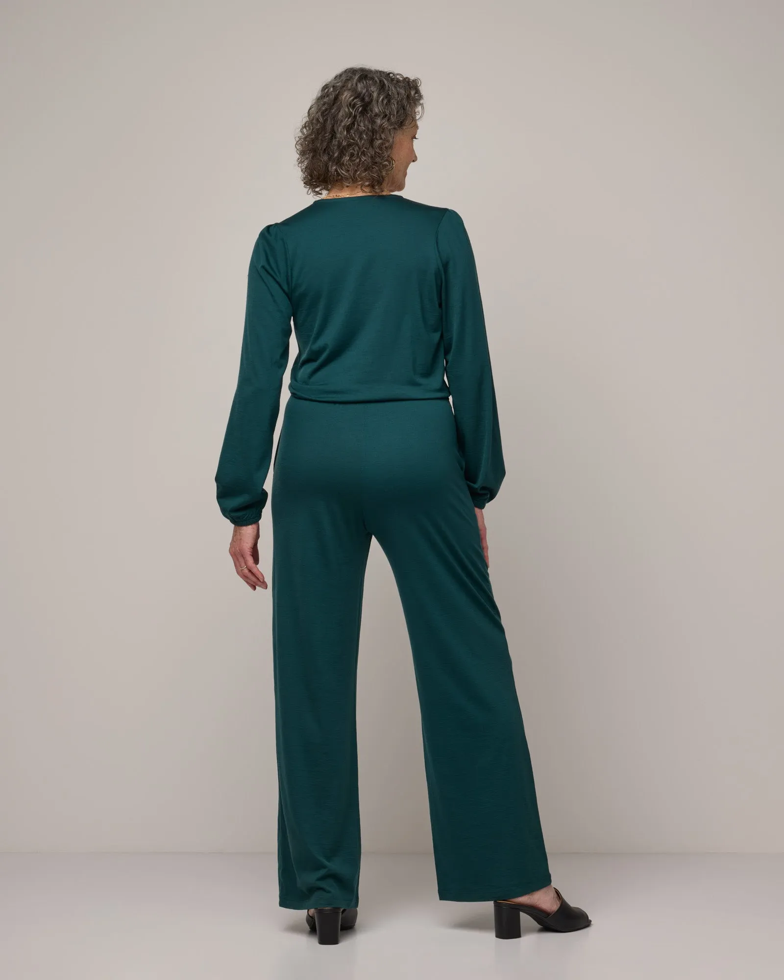 Paisley Wrap Jumpsuit