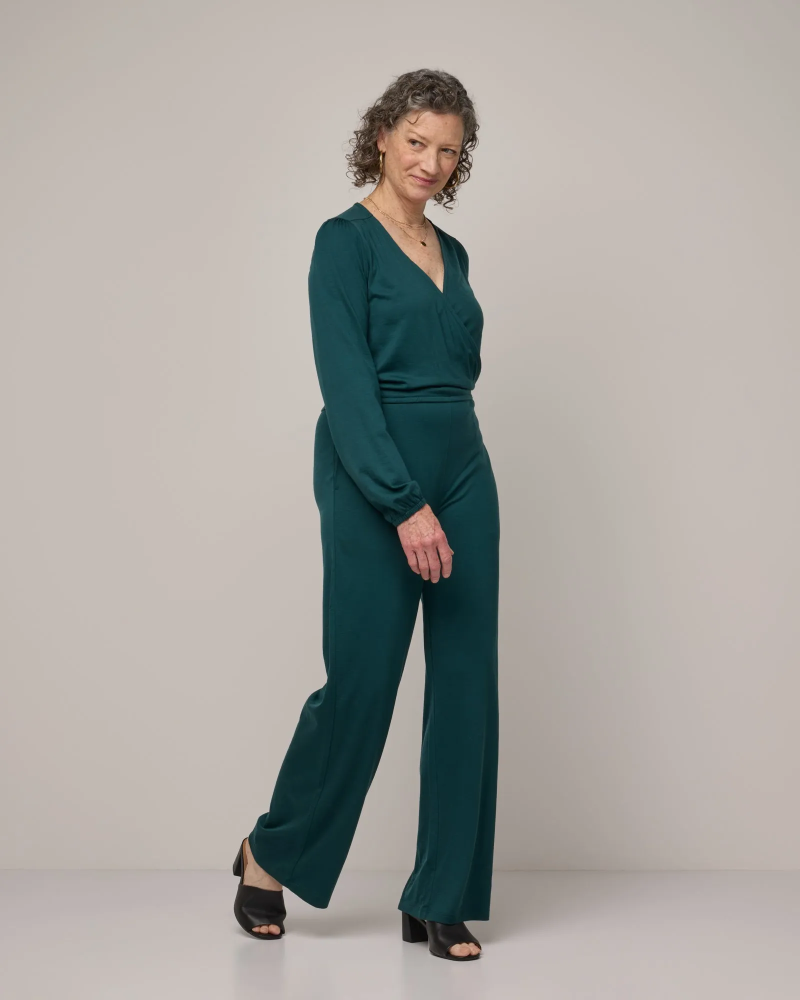 Paisley Wrap Jumpsuit