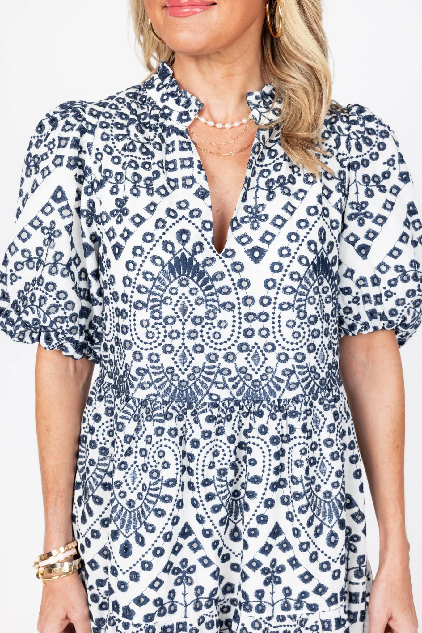 Pauline Dress- Blue