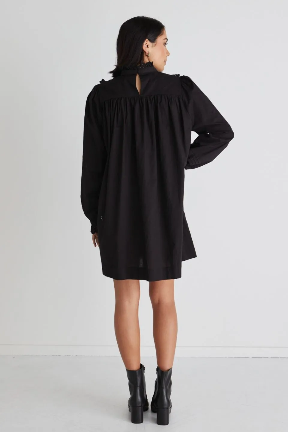 Pearl Black EOL Mini Dress