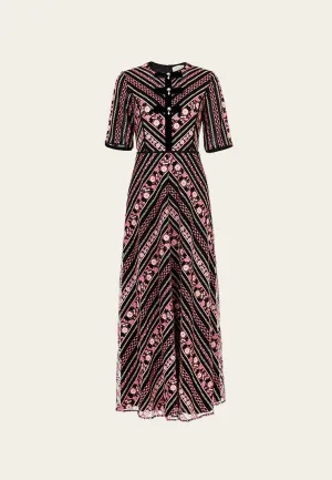 Princess Styled Tulle Maxi Dress