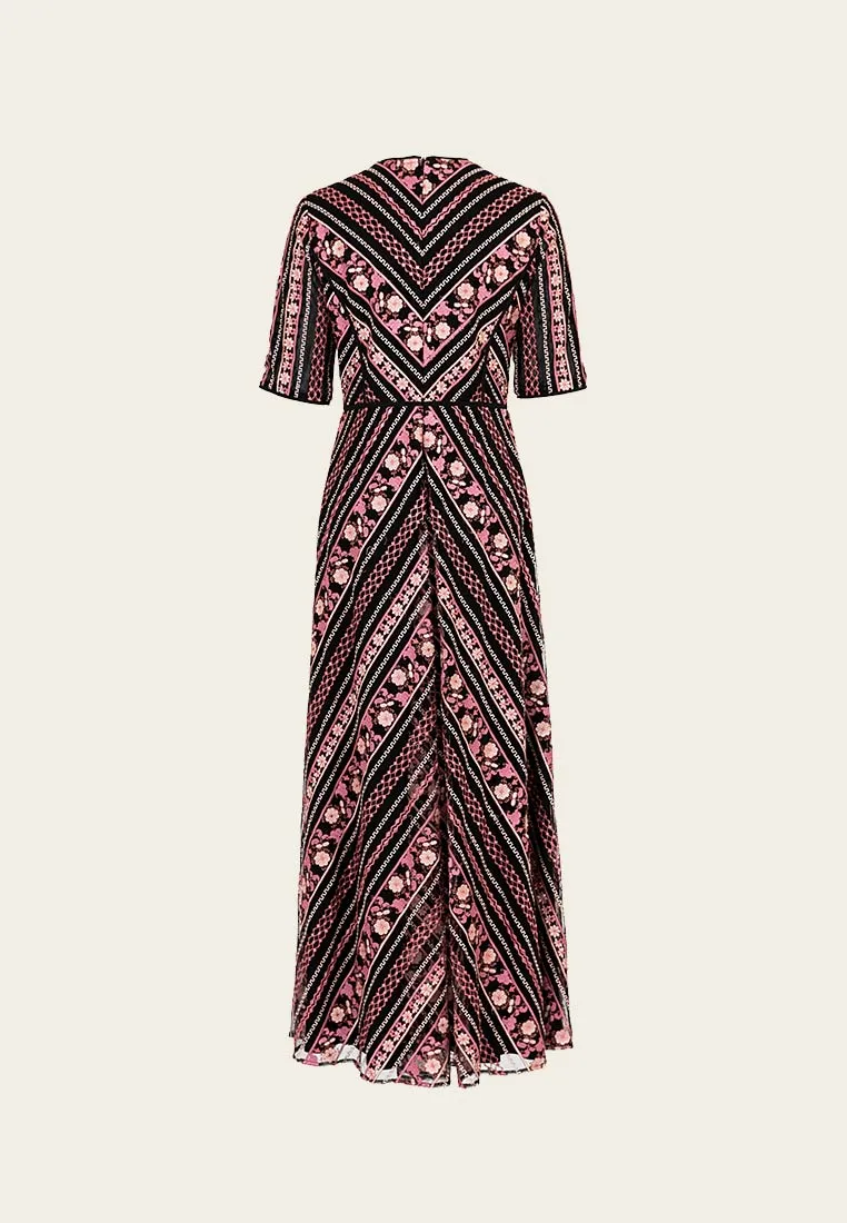 Princess Styled Tulle Maxi Dress
