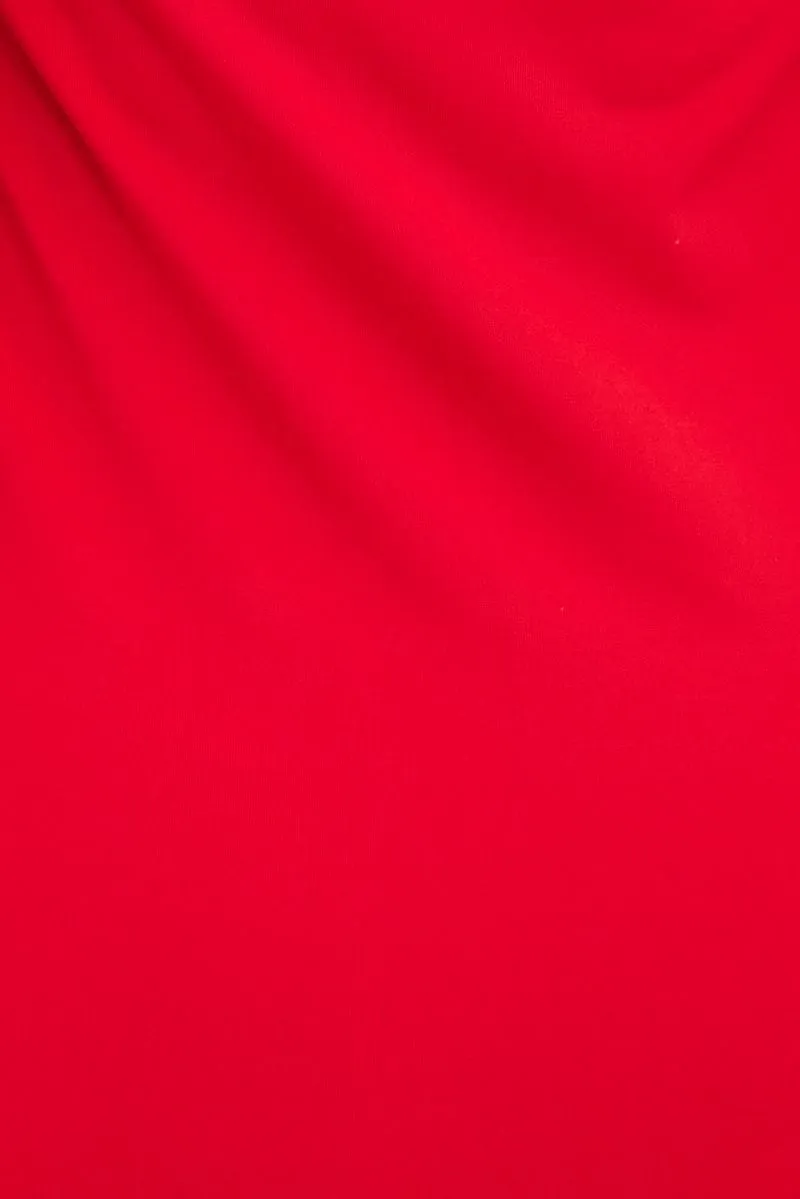 Red Evening Bodycon Dress