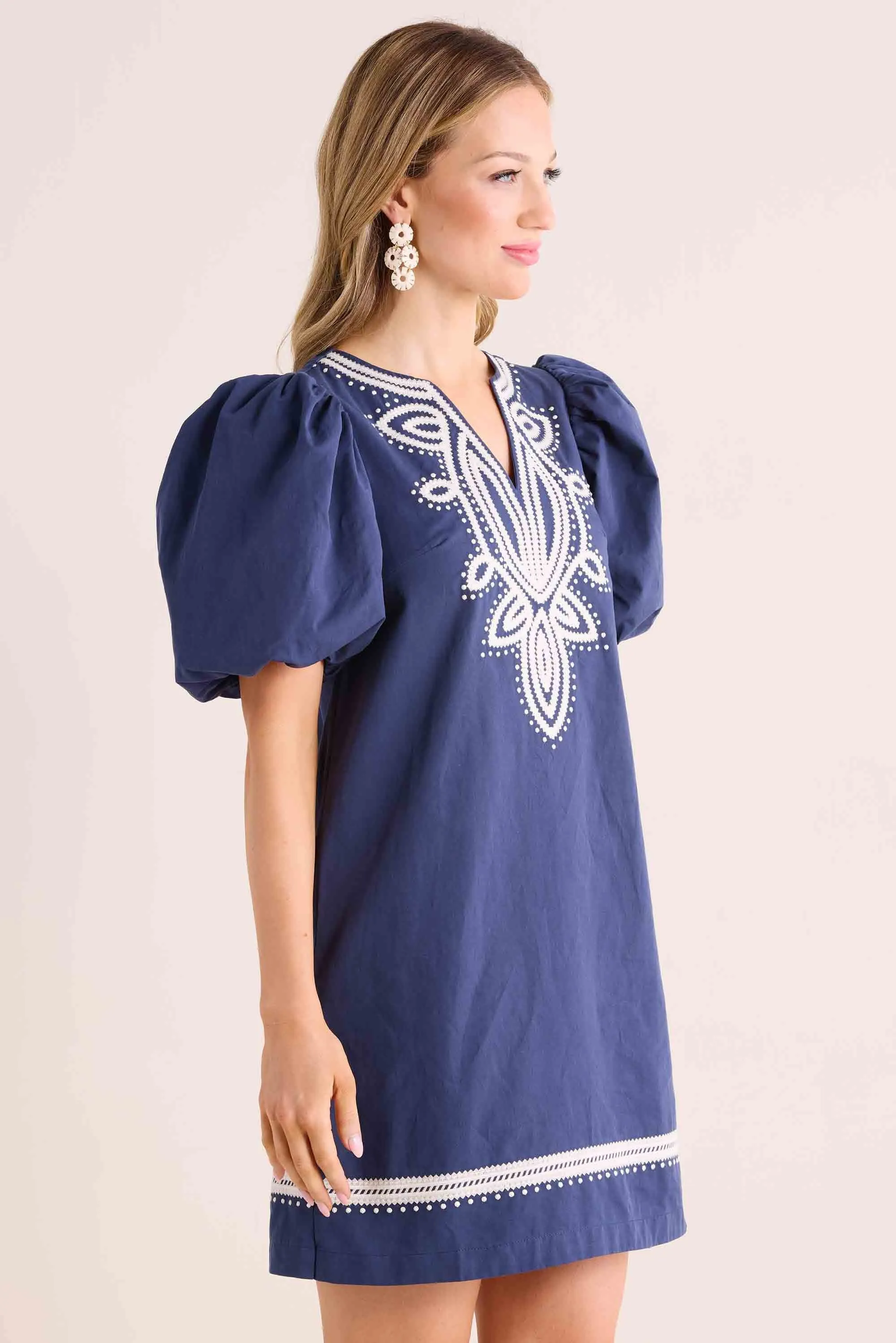 Roxanne Dress- Navy