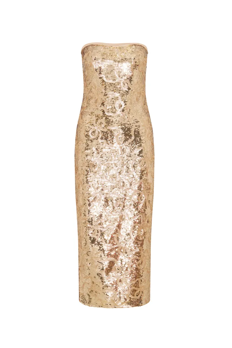 Stasia Dress - GOLDEN HONEY