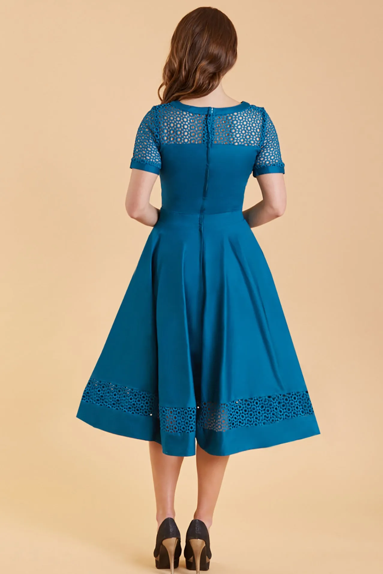 Tessa Dress in Peacock